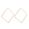 Geometric Oversized Earrings-Earrings-Arimonz-Diamond-Gold-Arimonz