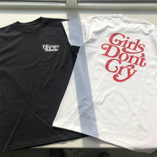 Girls Don’t Cry Human Made T-shirt Women Cotton Casual T shirts Tee-Tee-Arimonz-Arimonz