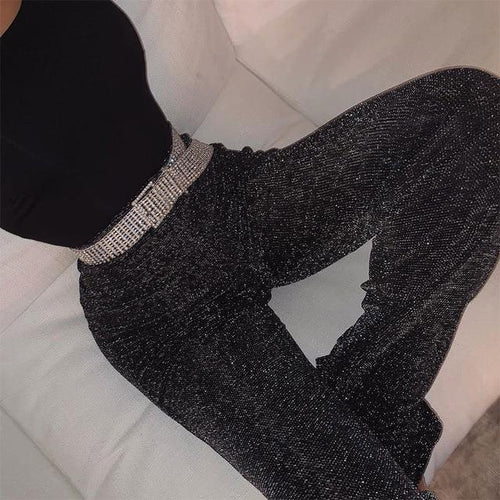 Glitter Sparkle Bling Trousers-Pants-Arimonz-Arimonz