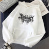 Gothic Oversized Hoodie Long Sleeve Sweatshirt Women Pullover-Pullovers-Arimonz-Arimonz