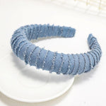 Hair Accessories - Hair Hoop Solid Chain Twist Headband Girl Thick Hair Accessories