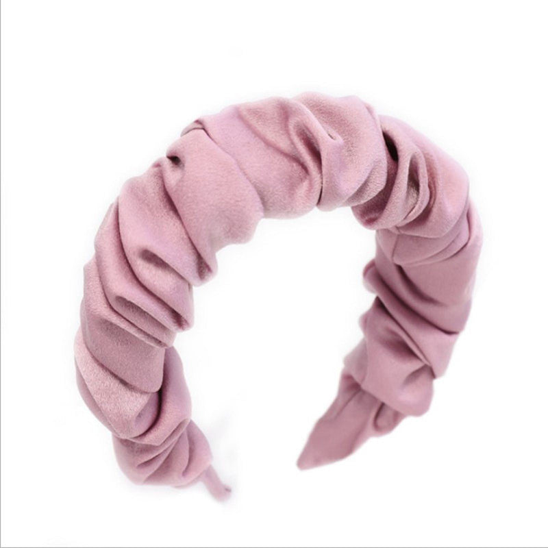 Hair Accessories - Solid Color Pleated Headband