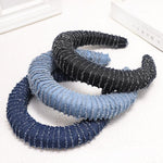 Hair Hoop Solid Chain Twist Headband Girl Thick Hair Accessories-Hair Accessories-Arimonz-Arimonz