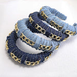 Hair Hoop Solid Chain Twist Headband Girl Thick Hair Accessories-Hair Accessories-Arimonz-Arimonz