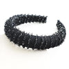 Hair Hoop Solid Chain Twist Headband Girl Thick Hair Accessories-Hair Accessories-Arimonz-Black-Arimonz