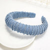 Hair Hoop Solid Chain Twist Headband Girl Thick Hair Accessories-Hair Accessories-Arimonz-Blue-Arimonz