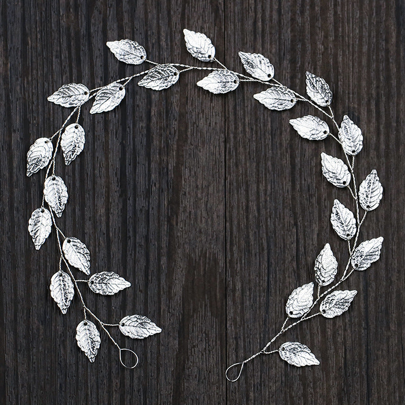 Hairband Leaf Headbands Charm Tiaras Leaves Wedding Hair Accessory-Hair Accessories-Arimonz-Arimonz