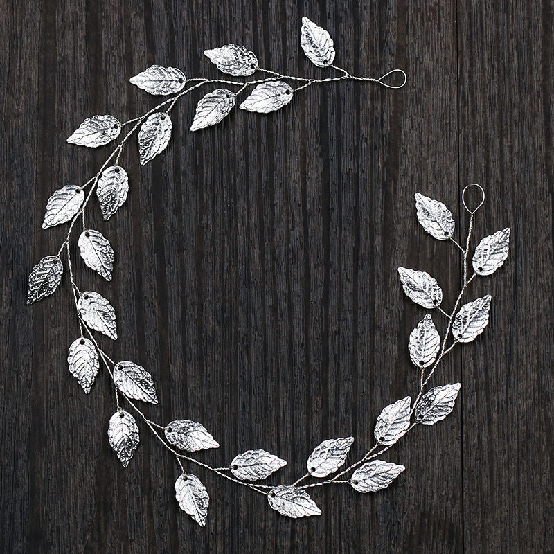 Hairband Leaf Headbands Charm Tiaras Leaves Wedding Hair Accessory-Hair Accessories-Arimonz-Arimonz