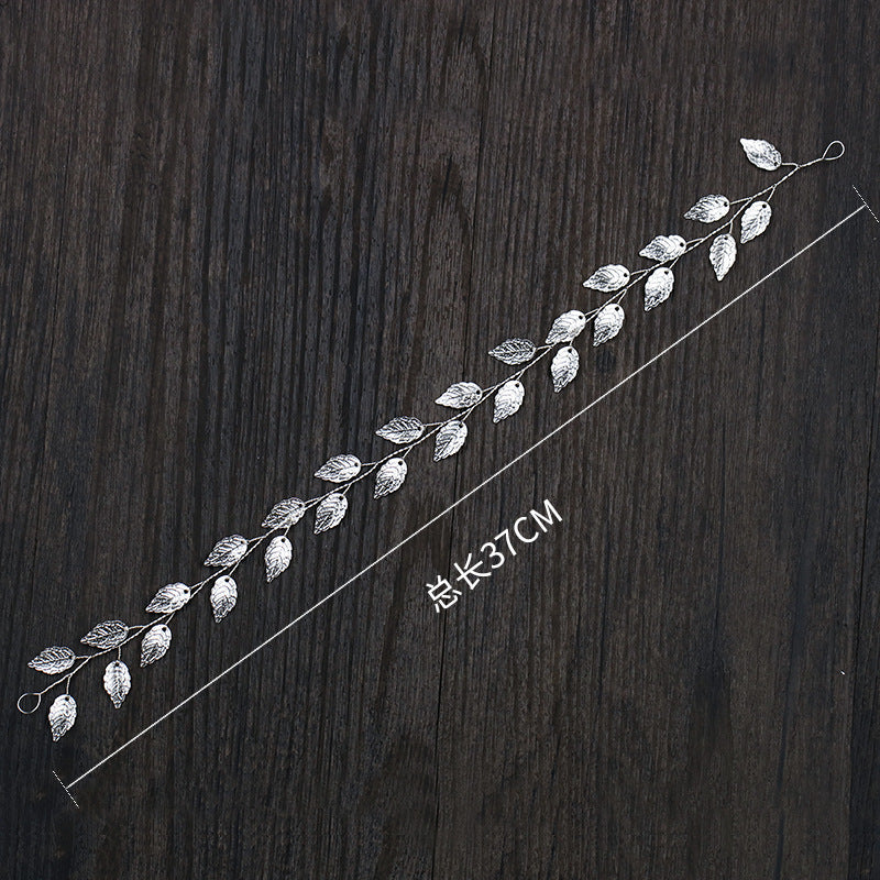 Hairband Leaf Headbands Charm Tiaras Leaves Wedding Hair Accessory-Hair Accessories-Arimonz-Arimonz