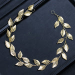 Hairband Leaf Headbands Charm Tiaras Leaves Wedding Hair Accessory-Hair Accessories-Arimonz-Arimonz