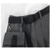 Half-length Pleated Skirt Short Skirt High Waist Women Skirts-Skirts-Arimonz-Arimonz