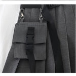 Half-length Pleated Skirt Short Skirt High Waist Women Skirts-Skirts-Arimonz-Arimonz