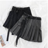 Half-length Pleated Skirt Short Skirt High Waist Women Skirts-Skirts-Arimonz-Arimonz