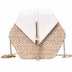 Handbags - Bella Handmade Woven Rattan Bag