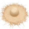 Handmade Women Straw Sun Hats Large Wide Brim Beach Straw Sun Caps-Summer Hats-Arimonz-Arimonz