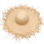 Handmade Women Straw Sun Hats Large Wide Brim Beach Straw Sun Caps-Summer Hats-Arimonz-Arimonz