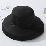 Hat - Elegant Wide Brim Straw Hat