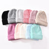 Hats - Cashmere Knitted Beanies Thick Warm Ladies Wool Female Beanie Hats