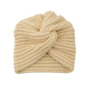 Hats - Cross Wrap Knitted Bonnet Hat