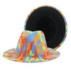 Hats for Women Fedoras Hats Winter Tie Dye Autumn Women Hats-Winter Hats-Arimonz-Arimonz
