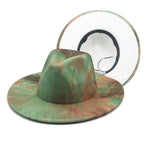 Hats for Women Fedoras Hats Winter Tie Dye Autumn Women Hats-Winter Hats-Arimonz-19-Arimonz