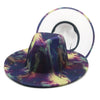 Hats for Women Fedoras Hats Winter Tie Dye Autumn Women Hats-Winter Hats-Arimonz-Arimonz