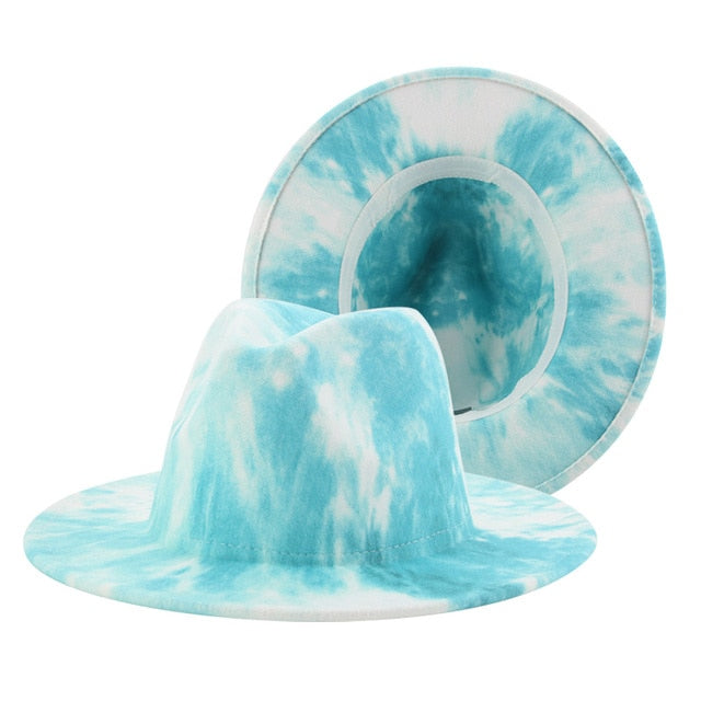 Hats for Women Fedoras Hats Winter Tie Dye Autumn Women Hats-Winter Hats-Arimonz-5-Arimonz