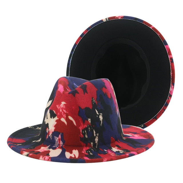 Hats for Women Fedoras Hats Winter Tie Dye Autumn Women Hats-Winter Hats-Arimonz-6-Arimonz
