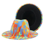 Hats for Women Fedoras Hats Winter Tie Dye Autumn Women Hats-Winter Hats-Arimonz-8-Arimonz