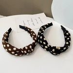 Headband Vintage Polka Dot Print Cow Zebra Stripe Hair Band for Women-Hair Accessories-Arimonz-Arimonz