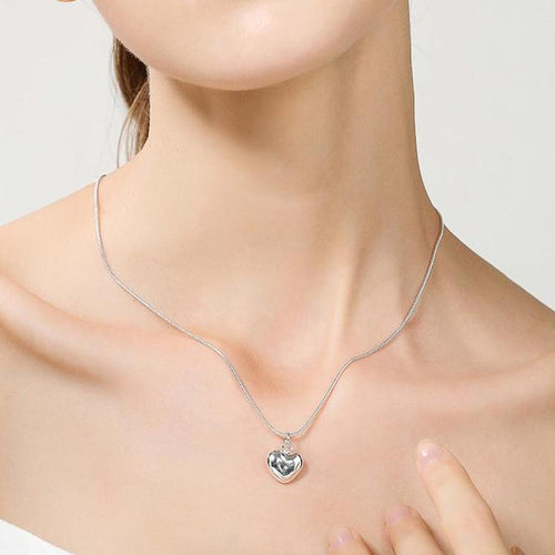 Heart Pendant Necklace-Necklaces-Arimonz-Arimonz