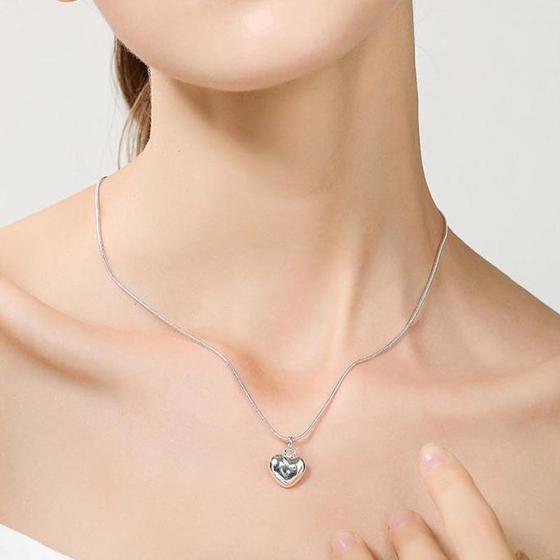 Heart Pendant Necklace-Necklaces-Arimonz-Arimonz