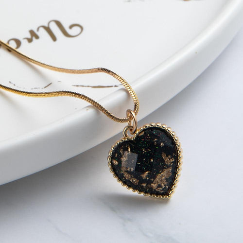 Heart Shape Pendant Link Chain Necklaces for Women Romantic Jewelry-Necklaces-Arimonz-Arimonz