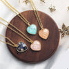 Heart Shape Pendant Link Chain Necklaces for Women Romantic Jewelry-Necklaces-Arimonz-Arimonz