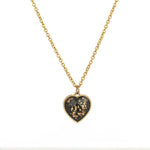 Heart Shape Pendant Link Chain Necklaces for Women Romantic Jewelry-Necklaces-Arimonz-Black-Arimonz