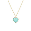 Heart Shape Pendant Link Chain Necklaces for Women Romantic Jewelry-Necklaces-Arimonz-Green-Arimonz