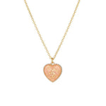 Heart Shape Pendant Link Chain Necklaces for Women Romantic Jewelry-Necklaces-Arimonz-Orange-Arimonz