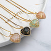 Heart Shape Pendant Link Chain Necklaces for Women Romantic Jewelry-Necklaces-Arimonz-Arimonz