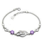 Heart to Heart Bracelet-Braceletes-Arimonz-Purple-Arimonz