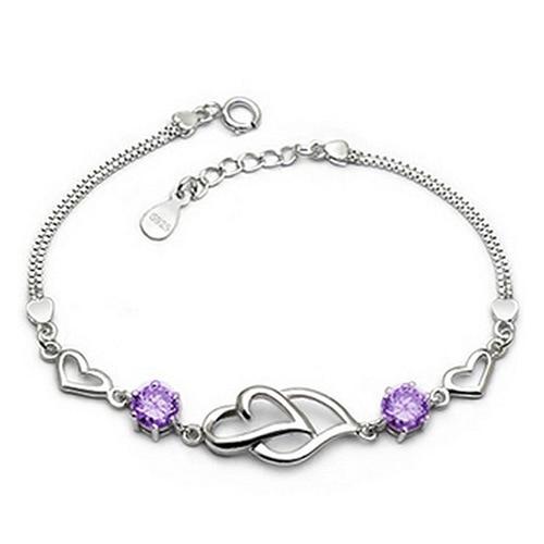 Heart to Heart Bracelet-Braceletes-Arimonz-Purple-Arimonz