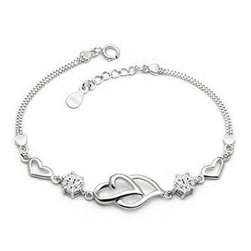 Heart to Heart Bracelet-Braceletes-Arimonz-White-Arimonz