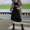 High Waist Black Midi Skirt Women Summer Casual Split Long Skirt-Skirts-Arimonz-S-Arimonz