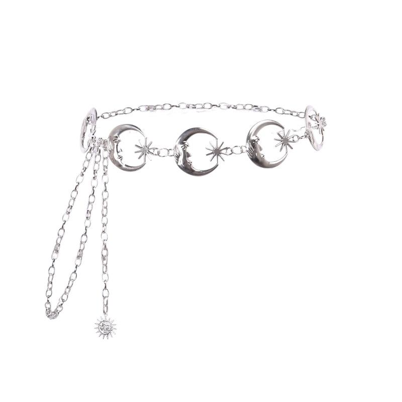 High Waist Chain Waist Belt-Belts-Arimonz-Arimonz