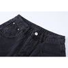 High Waist Denim Shorts Women Loose Ladies Button Wide Leg Shorts-Denim Shorts-Arimonz-Arimonz