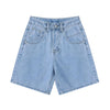 High Waist Denim Shorts Women Loose Ladies Button Wide Leg Shorts-Denim Shorts-Arimonz-Blue-S-Arimonz