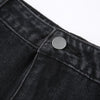 High Waist Jean Skirts Denim Pleated Skirts with Big Pockets Outfit-Denim Skirts-Arimonz-Arimonz