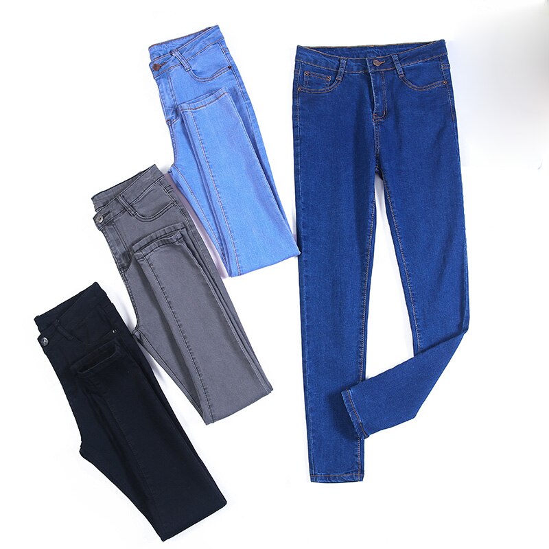 High Waist Jeans Women Skinny Jeans Woman Pencil Pants Elastic Pants-Skinny Jeans-Arimonz-Arimonz