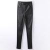 High Waist Leather Pants-Pants-Arimonz-Arimonz