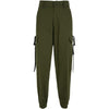 High Waist Loose Trousers-Pants-Arimonz-Army green-S-Arimonz