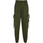 High Waist Loose Trousers-Pants-Arimonz-Army green-S-Arimonz